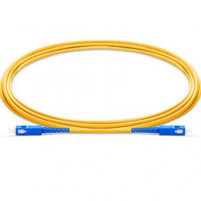 SC PC Singlemode Simplex Fiber Optic Patch Cord 